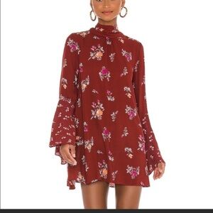 Free people rate tunic in vintage combo size Small